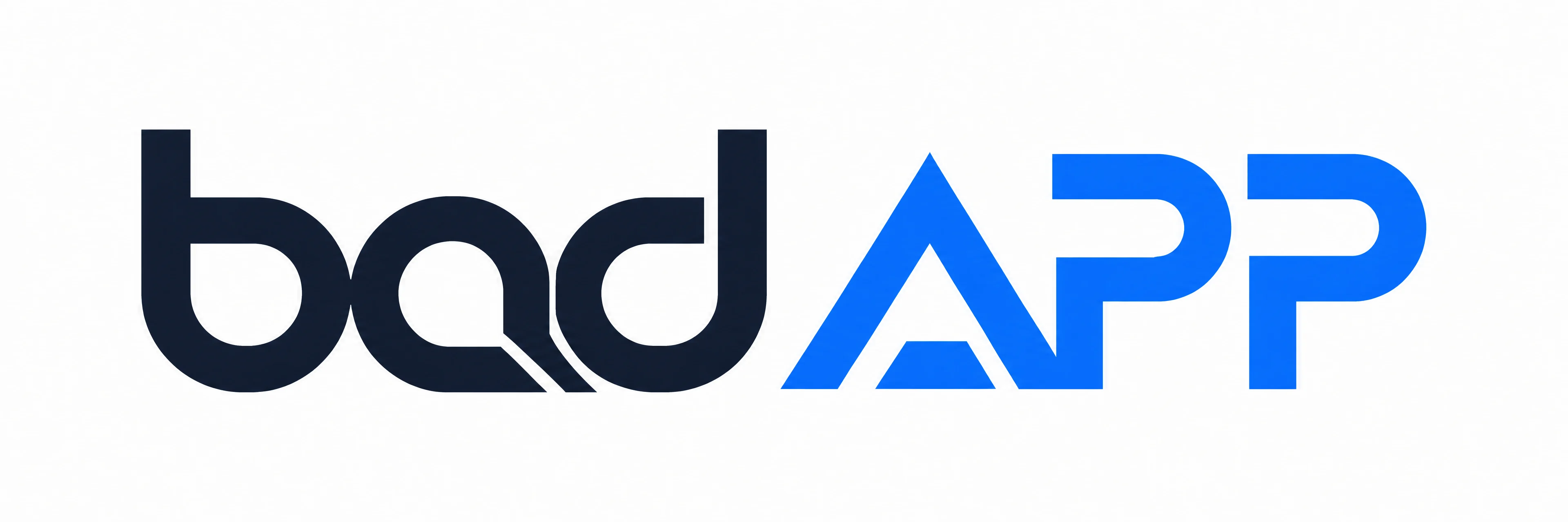 badAPP primary logo on neutral background